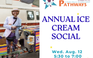 Annual Ice Cream Social Invitation. Aug 12, 2026 from 5:30 to 7
